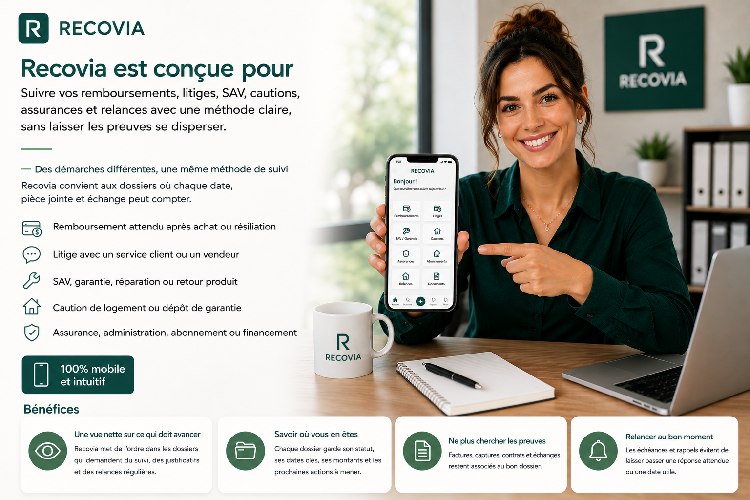 Visuel d’accueil de Recovia