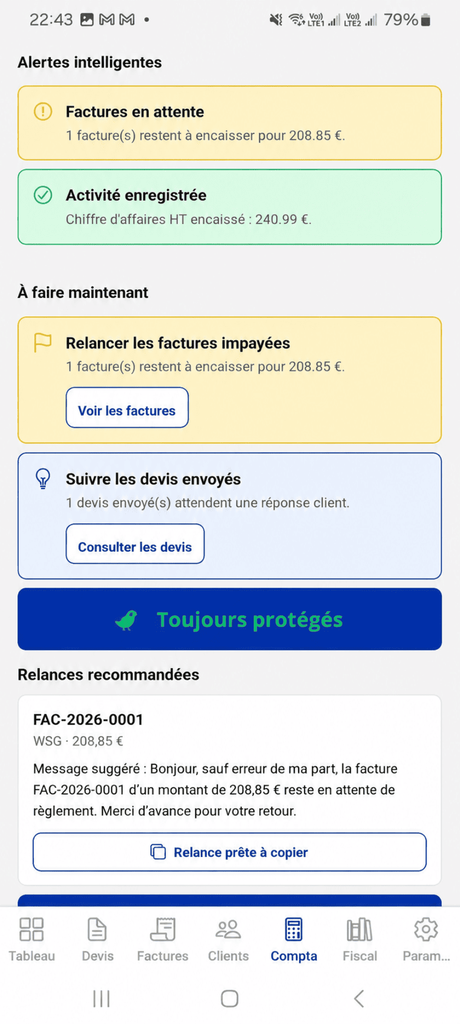 Comptabilité FactureFacile
